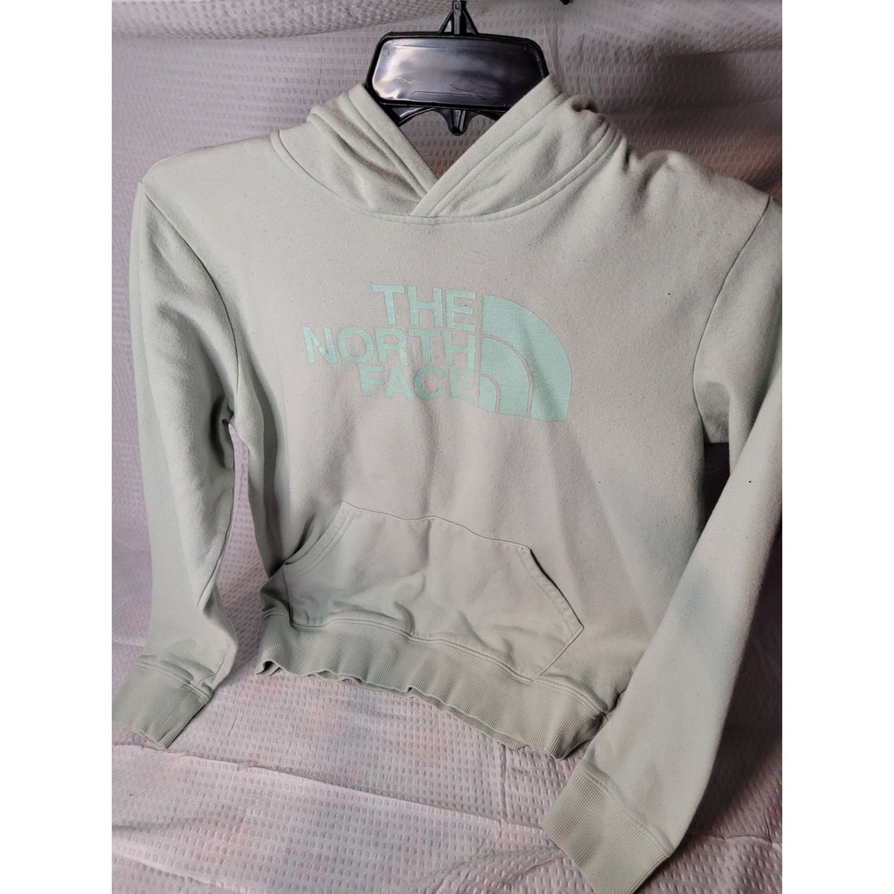 The North Face Hoodie Womens Small Sweatshirt Light Mint Icy Green